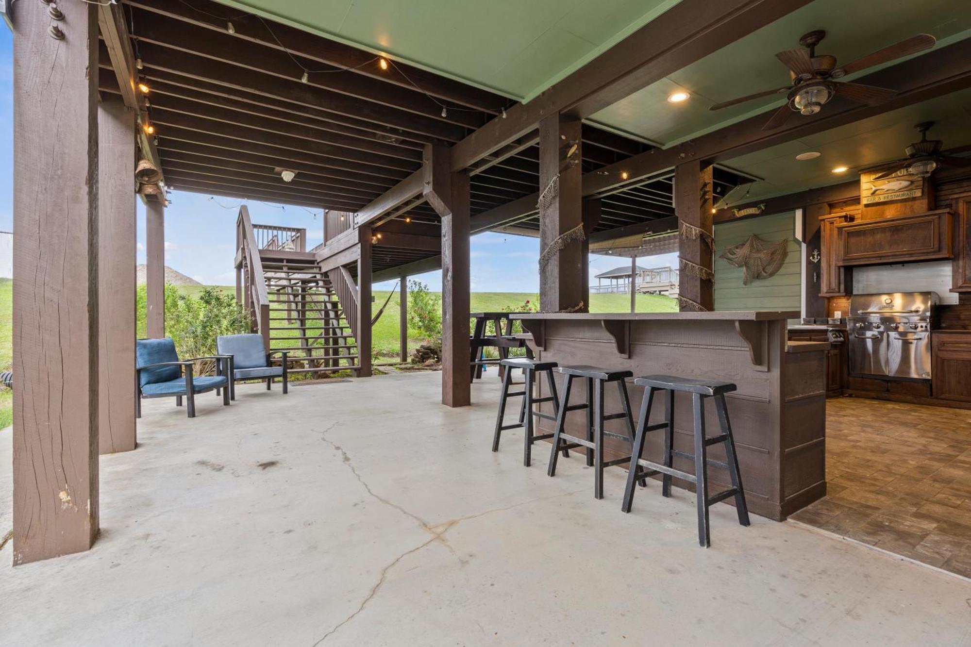 Luxury Waterfront Home Family And Pet Friendly Near Surfside Beach 11 Mins Freeport Exterior foto